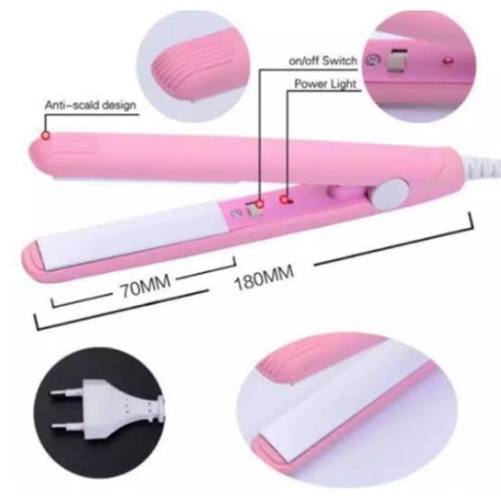 Compact & Stylish _ Mini Hair Straightener