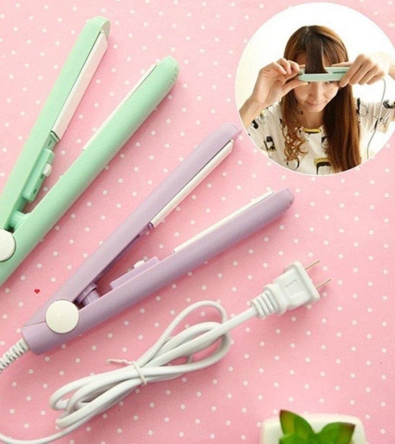 Compact & Stylish _ Mini Hair Straightener