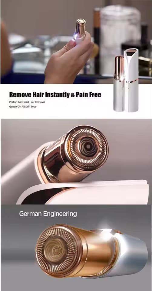 Flawless Eyebrow & Upper Lip Hair Remover – Rechargeable Precision Trimmer