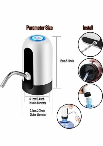 Electric Water Dispenser Pump – One-Touch Convenience for Any Bottle