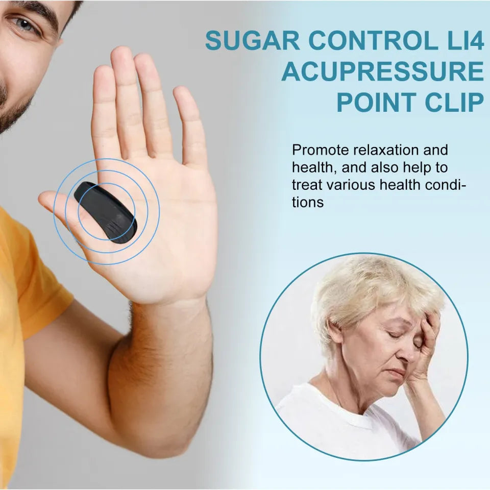 Acupressure Clip for Diabetes Relief – Natural Blood Sugar Support