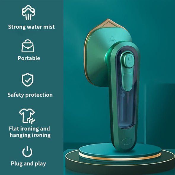 Portable Micro Dry & Wet Steam Iron